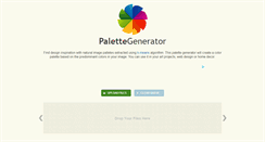 Desktop Screenshot of palettegenerator.com
