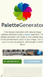 Mobile Screenshot of palettegenerator.com
